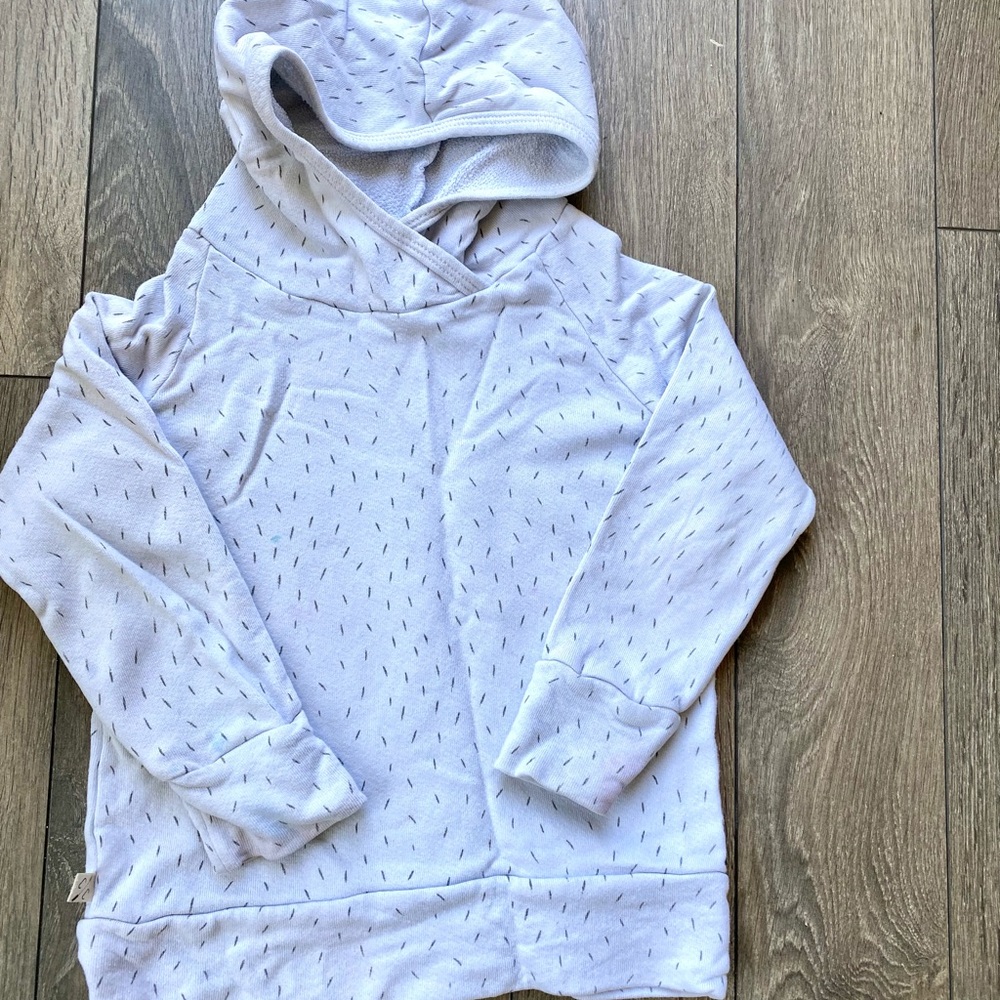 Childhoods Cozy Kids' White Patterned Hoodie